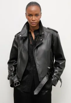 Answear.LAB geaca de biker pentru femei, din piele SURI Unscripted Collection imagine