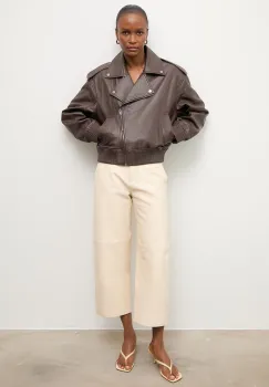 Answear.LAB geaca de biker pentru femei, din piele YARI Unscripted Collection imagine