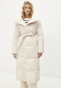 Answear Lab geaca femei, culoarea bej, de iarna imagine