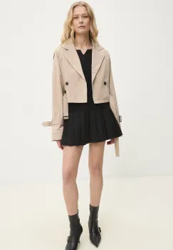 Answear Lab geaca femei, culoarea bej, de tranzitie imagine