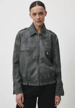 Answear Lab geaca femei, culoarea gri, de tranzitie imagine