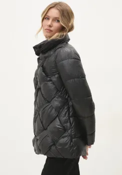 Answear Lab geaca femei, culoarea negru, de iarna imagine