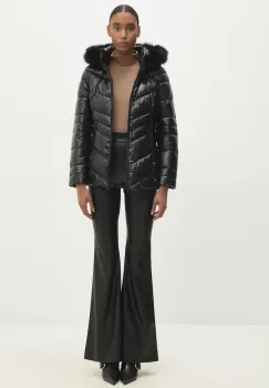 Answear Lab geaca femei, culoarea negru, de tranzitie imagine