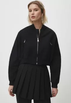 Answear Lab geaca femei, culoarea negru, de tranzitie, oversize imagine