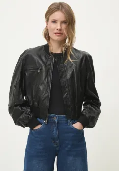 Answear Lab geaca femei, culoarea negru, de tranzitie, oversize imagine