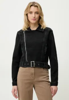 Answear Lab geaca jeans culoarea negru, de tranzitie imagine