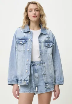 Answear Lab geaca jeans de tranzitie imagine