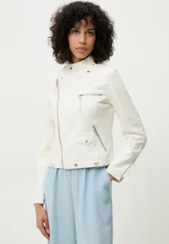 Answear Lab geaca ramones culoarea alb, de tranzitie imagine