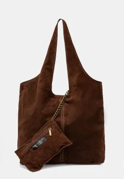 Answear.LAB geanta de mana din piele intoarsa imagine