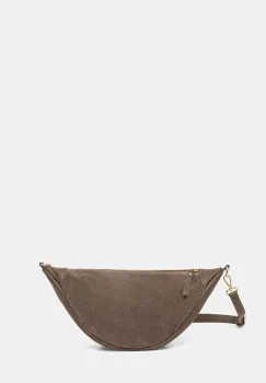 Answear Lab geanta de mana din piele intoarsa culoarea maro imagine