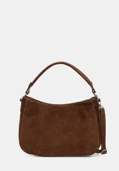 Answear.LAB geanta de mana din piele intoarsa culoarea maro imagine