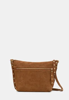 Answear.LAB geanta de mana din piele intoarsa culoarea maro imagine