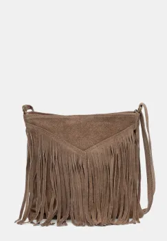 Answear.LAB geanta de mana din piele intoarsa culoarea maro imagine