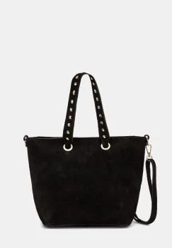 Answear.LAB geanta de mana din piele intoarsa culoarea maro imagine