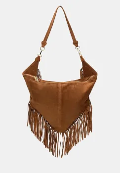 Answear.LAB geanta de mana din piele intoarsa culoarea maro imagine