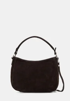 Answear.LAB geanta de mana din piele intoarsa culoarea maro imagine