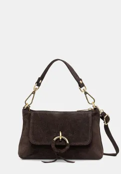 Answear.LAB geanta de mana din piele intoarsa culoarea maro imagine