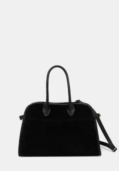 Answear.LAB geanta de mana din piele intoarsa culoarea negru imagine