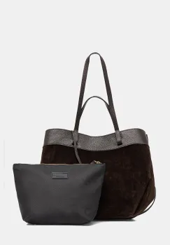 Answear.LAB geanta de mana din piele intoarsa imagine