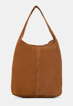 Answear Lab geanta de mana din piele intoarsa imagine