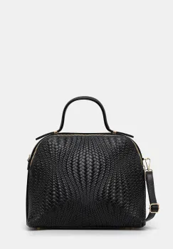 Answear Lab geanta din piele culoarea negru imagine