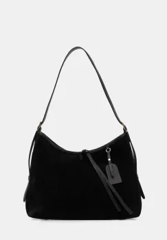 Answear.LAB geanta hobo de dama din piele intoarsa imagine