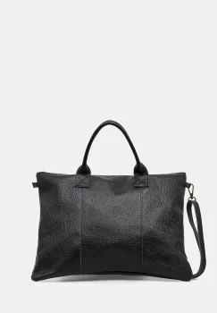 Answear.LAB geanta pentru laptop din piele culoarea negru imagine