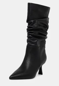 Answear.LAB ghete de piele culoarea negru, cu toc cui imagine