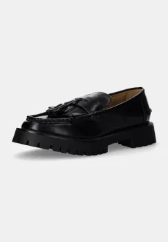Answear Lab mocasini femei, culoarea negru, cu toc plat imagine