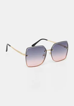 Answear Lab ochelari de soare femei, culoarea albastru marin imagine