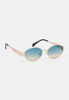 Answear Lab ochelari de soare femei, culoarea turcoaz imagine