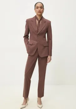 Answear Lab pantaloni de costum drepti imagine