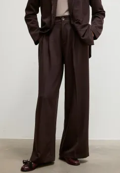 Answear.LAB pantaloni de costum pentru femei cu vascoza imagine