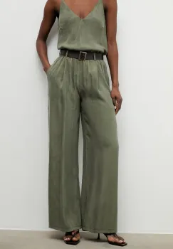 Answear.LAB pantaloni de dama din lyocell imagine