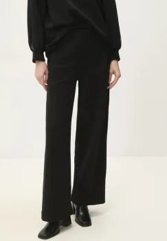 Answear Lab pantaloni de trening culoarea negru, neted imagine