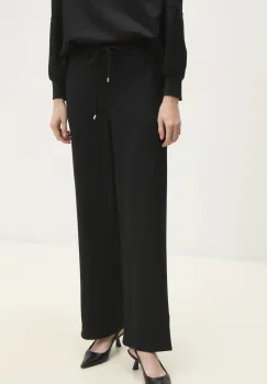 Answear Lab pantaloni de trening culoarea negru, neted imagine