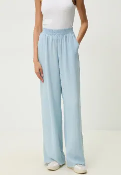 Answear Lab pantaloni femei, lat, high waist imagine