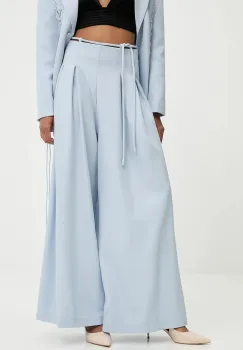 Answear Lab pantaloni lat, high waist imagine