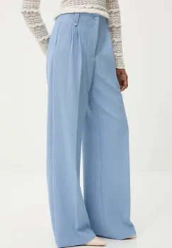 Answear.LAB pantaloni lat, high waist imagine