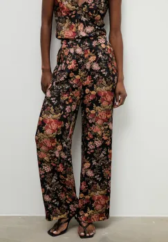 Answear.LAB pantaloni palazzo de dama din vascoza imagine