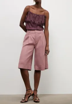 Answear.LAB pantaloni scurti de dama din in imagine