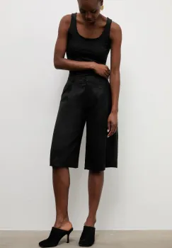 Answear.LAB pantaloni scurti de dama din in imagine