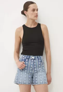 Answear Lab pantaloni scurti jeans femei, modelator, high waist imagine