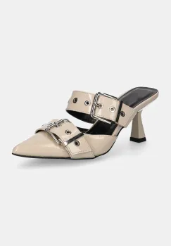 Answear Lab pantofi cu toc culoarea bej imagine