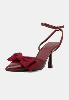 Answear.LAB pantofi cu toc culoarea bordo imagine