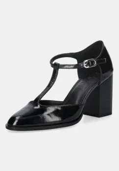 Answear.LAB pantofi de piele culoarea negru, cu toc drept imagine