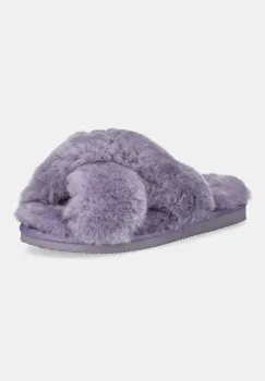 Answear.LAB papuci de lana culoarea violet imagine