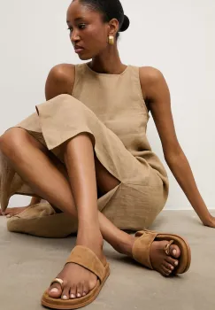 Answear.LAB papuci din piele imagine