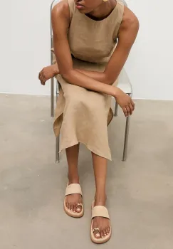 Answear.LAB papuci din piele imagine