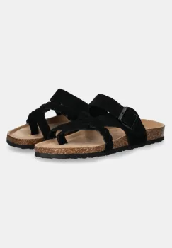 Answear Lab papuci din piele femei, culoarea negru imagine